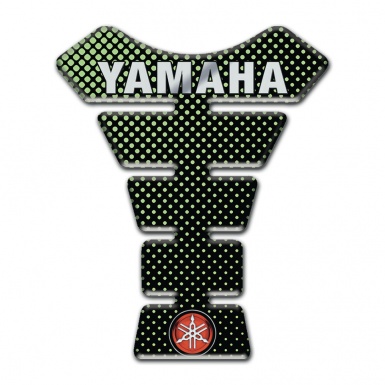 Yamaha Tank Fuse Green Dots Style Small Logo 