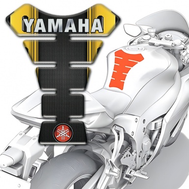 Yamaha Tank Pad Motorbike Logo Inscription Style High-Quality  Version 