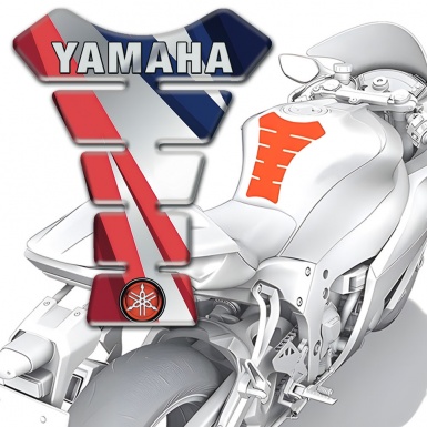 Yamaha Tank Fuse Pink Lines Motif Base Small Logo Style 