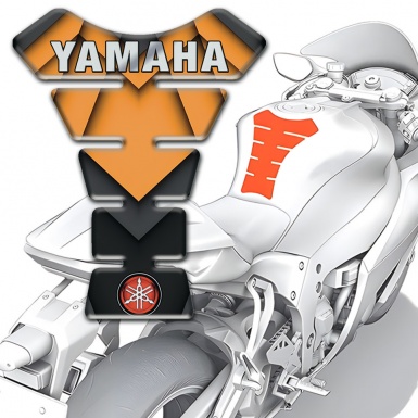 Yamaha Tank Guard Pads Stylish Base Label Logo 
