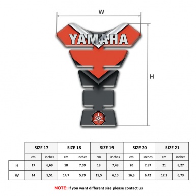 Yamaha Tank Fuse High-Quality  Anti Slip Sticker 