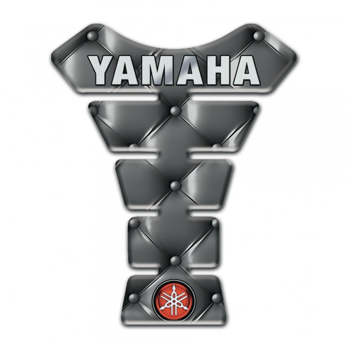 Yamaha Tank Guard Pads Gray Leather effect model 