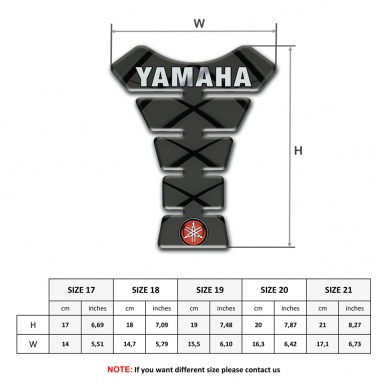 Yamaha Tank Fuse High-Quality Motorcycle model 