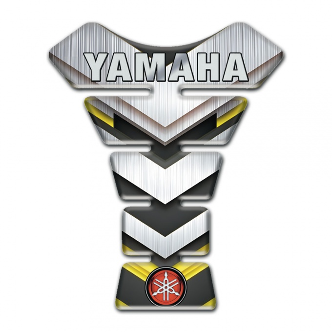 Yamaha Tank Pad Protector Silver V Shape Elements Edition 