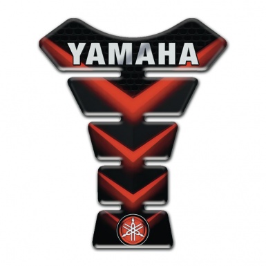Yamaha  Tank Guard Pads Red V Shape Lights Edition
