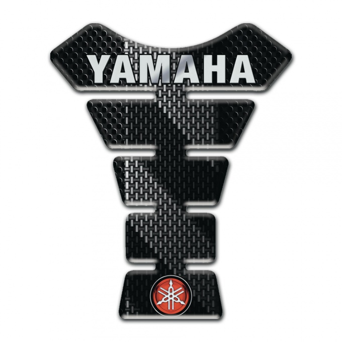 Yamaha Tank Fuse High-Quality Silicone Sticker with Logo Inscription Style 