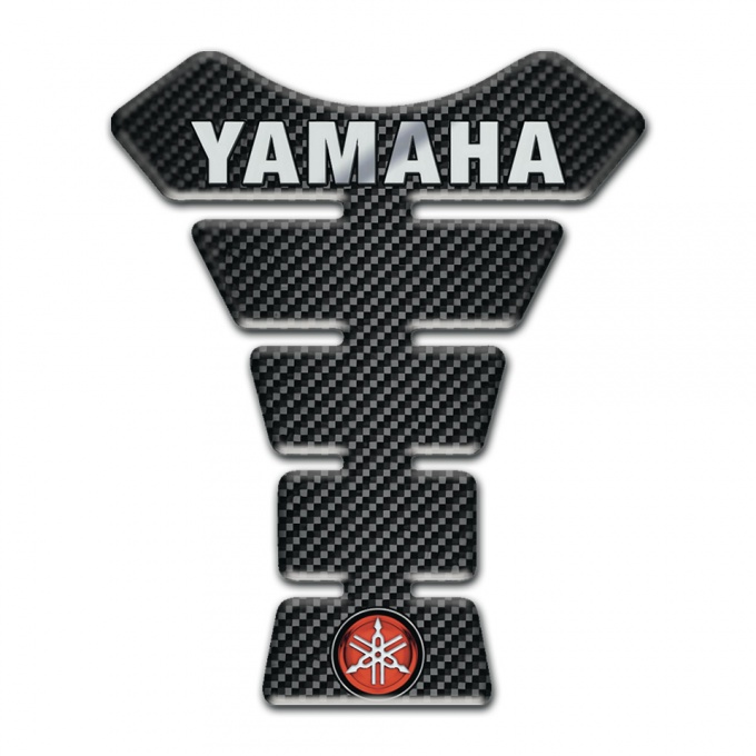 Yamaha Tank Protector Black Style Carbon with Small Logo 