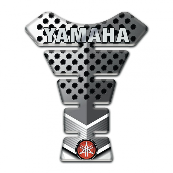 Yamaha Tank Fuse Style Perforated Metal Base and Small Logo Edition 