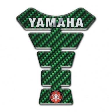 Yamaha Tank Pad Protector Green Carbon Model 