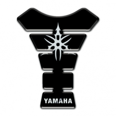 Yamaha Tank Fuse Black Design White Logo 