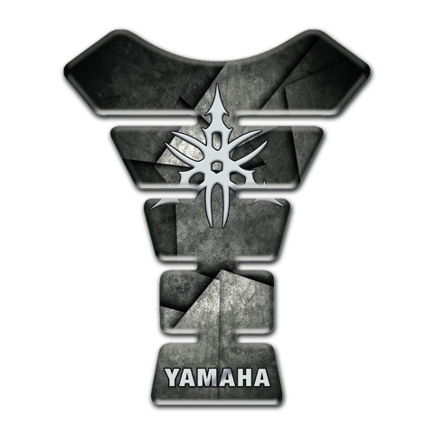Yamaha Tank Guard Pads Mixed Details Base White Logo 