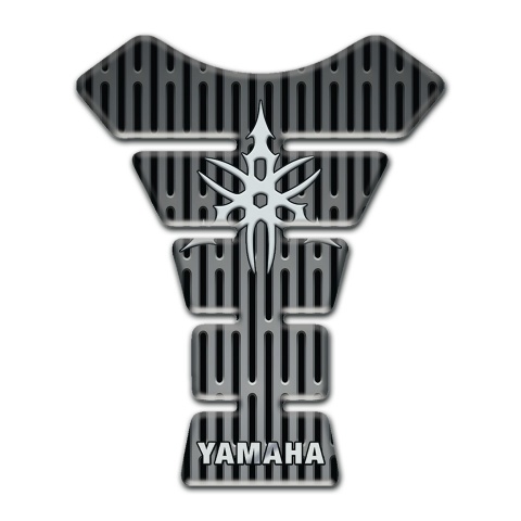 Yamaha Tank Protector Metal Ornament Base White Logo 