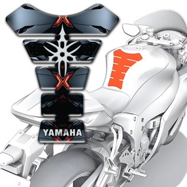 Yamaha Tank Pad Motorbike Center X Fire Design 