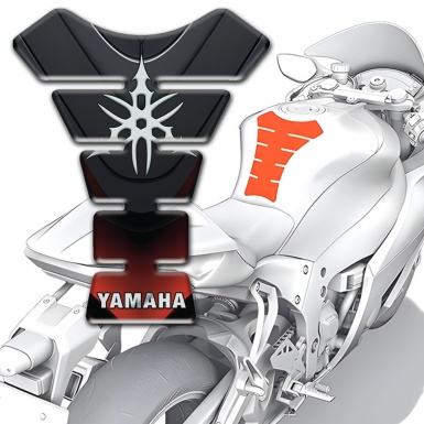 Yamaha Tank Pad Protector Silicone Sticker with Stylish logo 