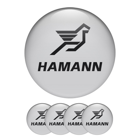 Hamann Wheel Center Cap Domed Stickers  Retro style