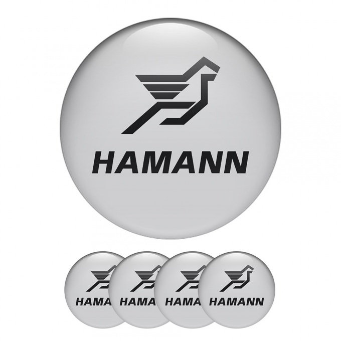 Hamann Wheel Center Cap Domed Stickers  Retro style