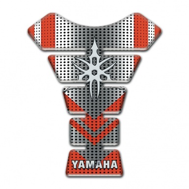 Yamaha Tank Guard Pads Unique Grey Red Model 