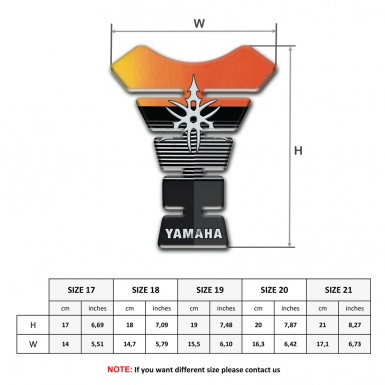 Yamaha Tank Pad Motorbike Motorcycle Anti Slip Sticker Version 