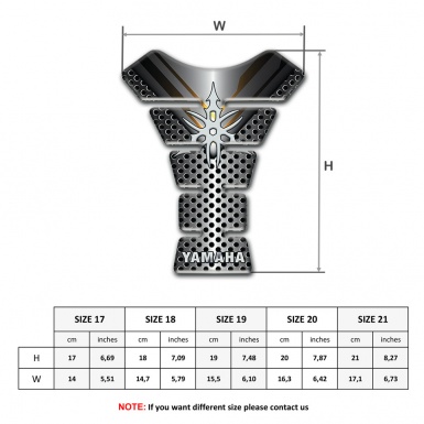 Yamaha Tank Fuse Center Anti Slip Sticker High End variant 