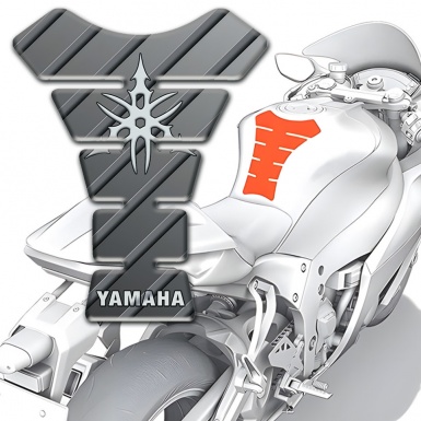 Yamaha Tank Pad Motorbike Grey Vesion 