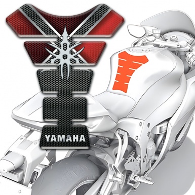 Yamaha Tank Guard Pads X Shape Decoration Style 