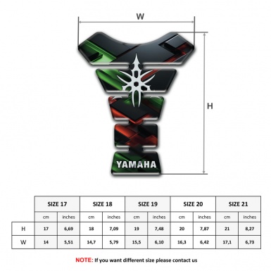 Yamaha Tank Guard Pads Amazing Design 
