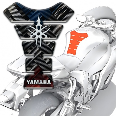Yamaha Tank Pad Protector Crossed Belts edition 