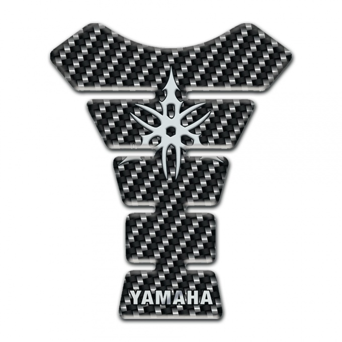 Yamaha Tank Guard Pads Style Dark Carbon 