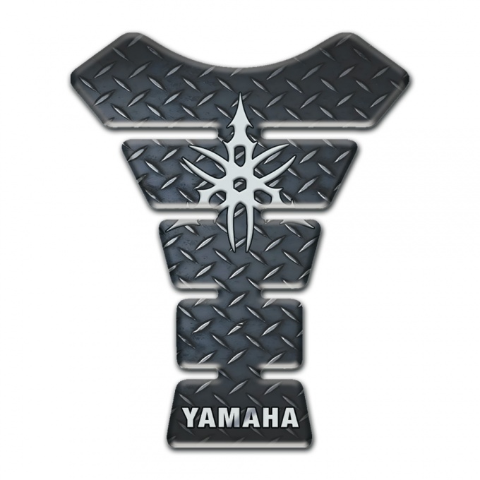 Yamaha Tank Pad Protector Anti Slip Effect base White Logo 