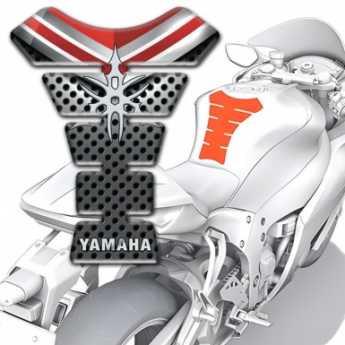 Yamaha  Tank Guard Pads Silicone Sticker with Stylish Design 