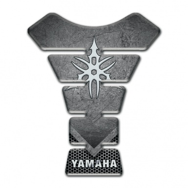 Yamaha Tank Pad Motorbike Scratched Plate effect model 