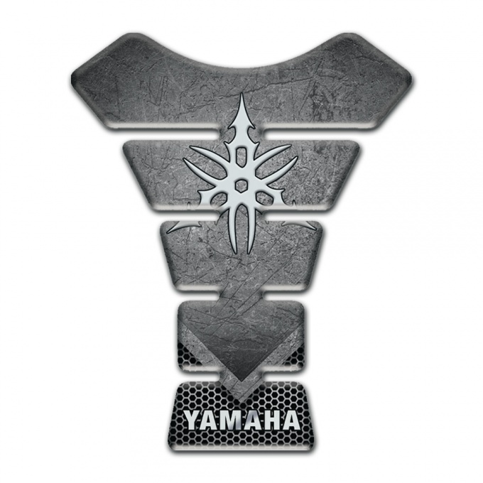 Yamaha Tank Pad Motorbike Scratched Plate effect model 
