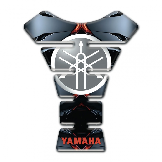 Yamaha Tank Guard Pads Torn Elements Style 