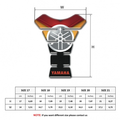Yamaha Tank Pad Motorbike Racing Edition High End Type 