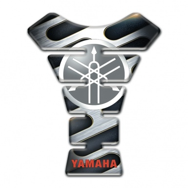 Yamaha Tank Protector Style Grey with Black base Classic Logo 