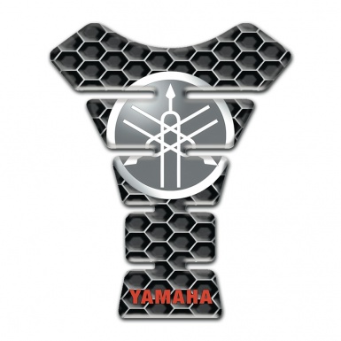 Yamaha Tank Pad Protector Honeycomb Style Circle Classic Logo