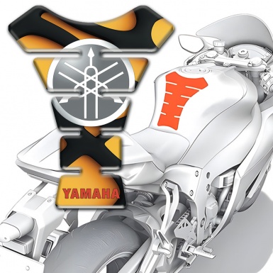 Yamaha Tank Fuse Red Inscription Logo Model 