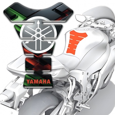 Yamaha Tank Fuse Amazing Colorful Design Circle Logo 