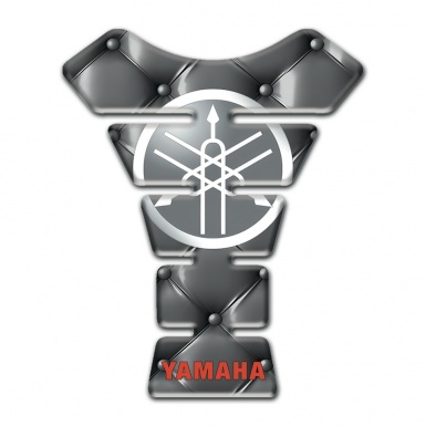 Yamaha Tank Fuse Gray LeatherStyle Circle Logo 
