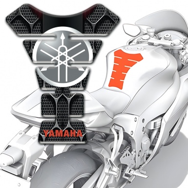 Yamaha Tank Pad Protector 3D Base Print and Circle Logo Design 