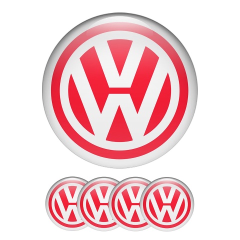 VW Volkswagen Silicone Stickers Center Hub Classic Black Grey Ring, Wheel  Emblems, Stickers