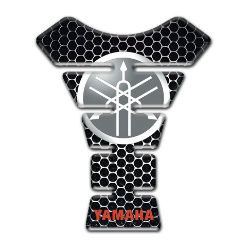Yamaha Tank Pad Motorbike Circle logo Perforated Steel Base 