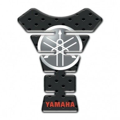 Yamaha Tank Protector Perforated base Red Inscription Logo 