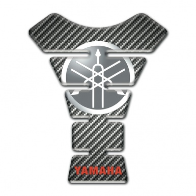 Yamaha Tank Protector Circle Logo with Classic Carbon Edition 