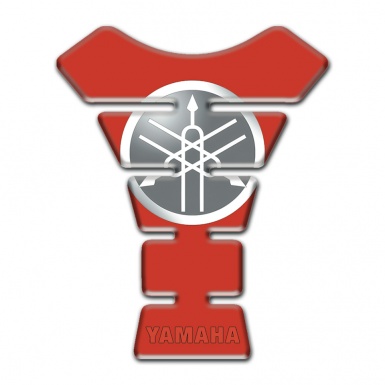 Yamaha Tank Fuse Grey Logo Red Base Style 