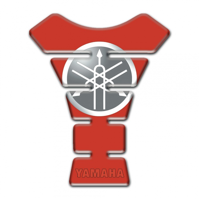 Yamaha Tank Fuse Grey Logo Red Base Style 