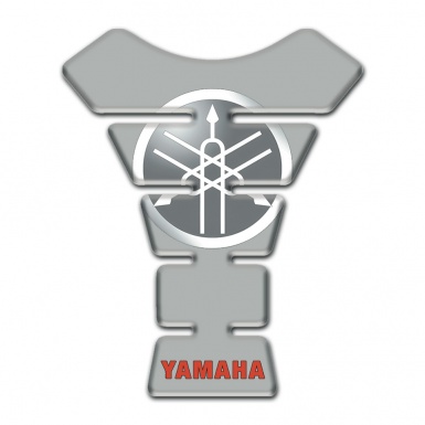 Yamaha Tank Pad Protector Round Classic Logo Grey Base 