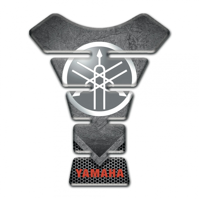 Yamaha Tank Protector Circle Logo Scratched Stone base 
