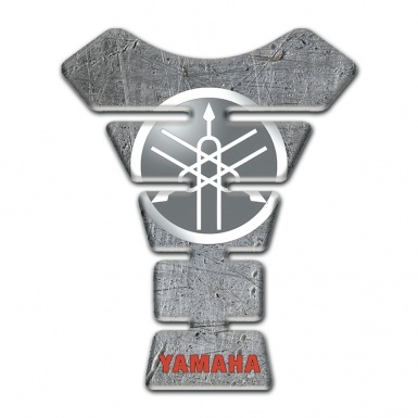 Yamaha Tank Guard Pads Stone Design Effect and Round Logo 