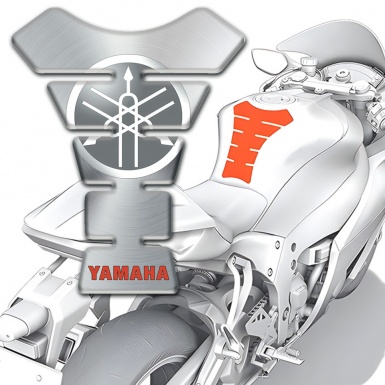 Yamaha Tank Pad Protector Circle Logo Silver Edition 